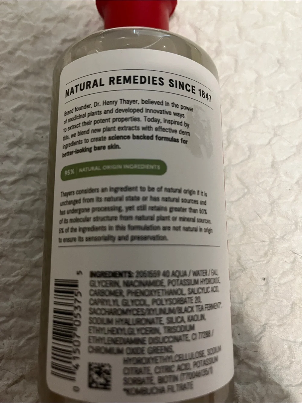 NWT Thayers Oil Balancing Jelly Toner